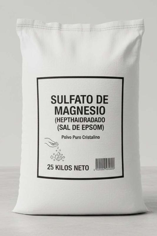 SULFATO DE MAGNESIO HEPTAHIDRATADO (SAL DE EPSON)